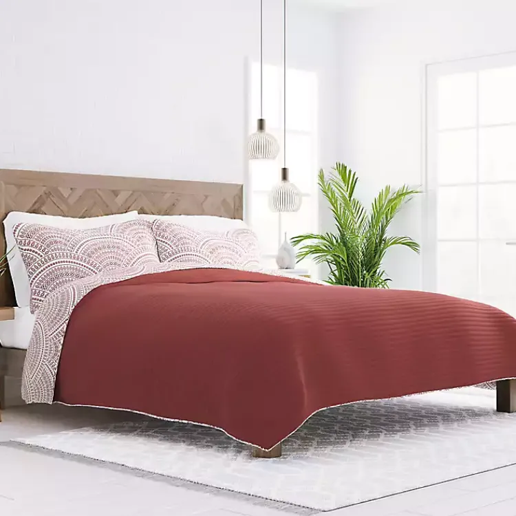 Quilts-Kirklands Home Terra Scalloped Reversible 2-pc. Twin Quilt Set