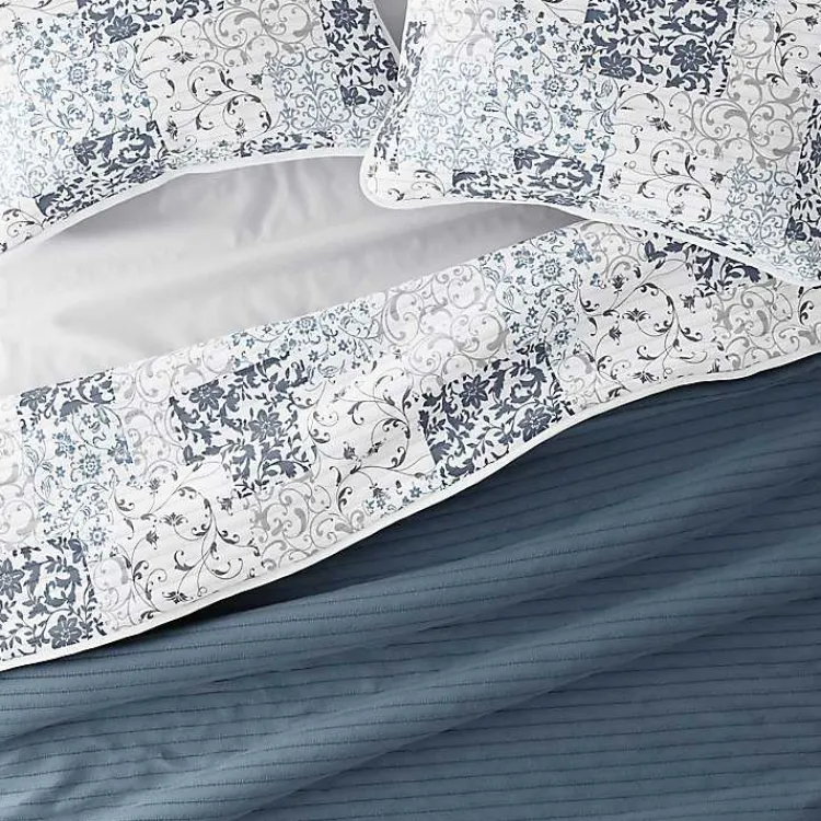 Quilts-Kirklands Home Blue Patchwork Reversible 2-pc. Twin Quilt Set