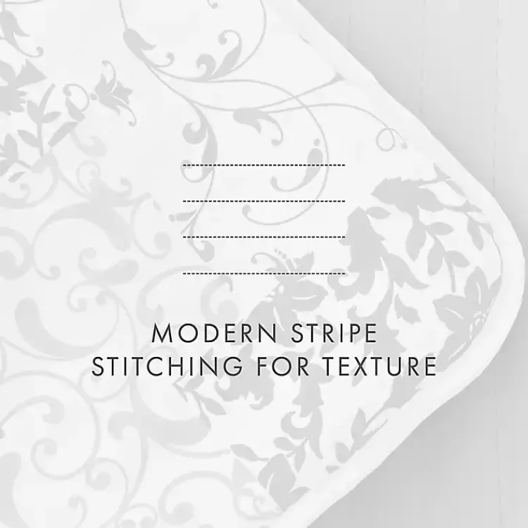 Quilts-Kirklands Home Gray Patchwork Reversible 2-pc. Twin Quilt Set