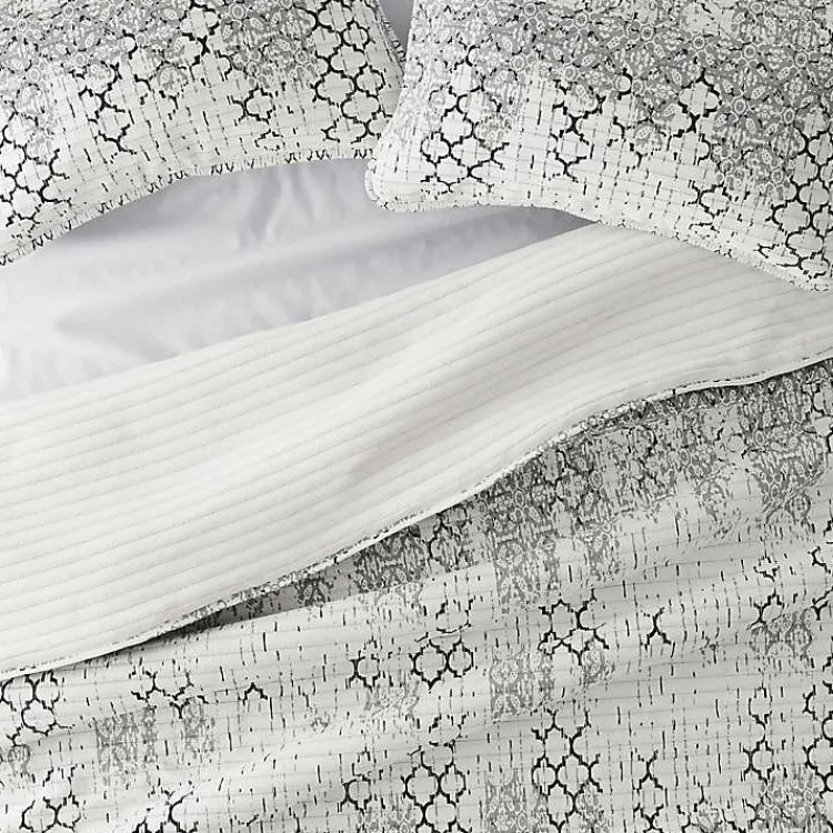 Quilts-Kirklands Home White Trellis Reversible 2-pc. Twin Quilt Set