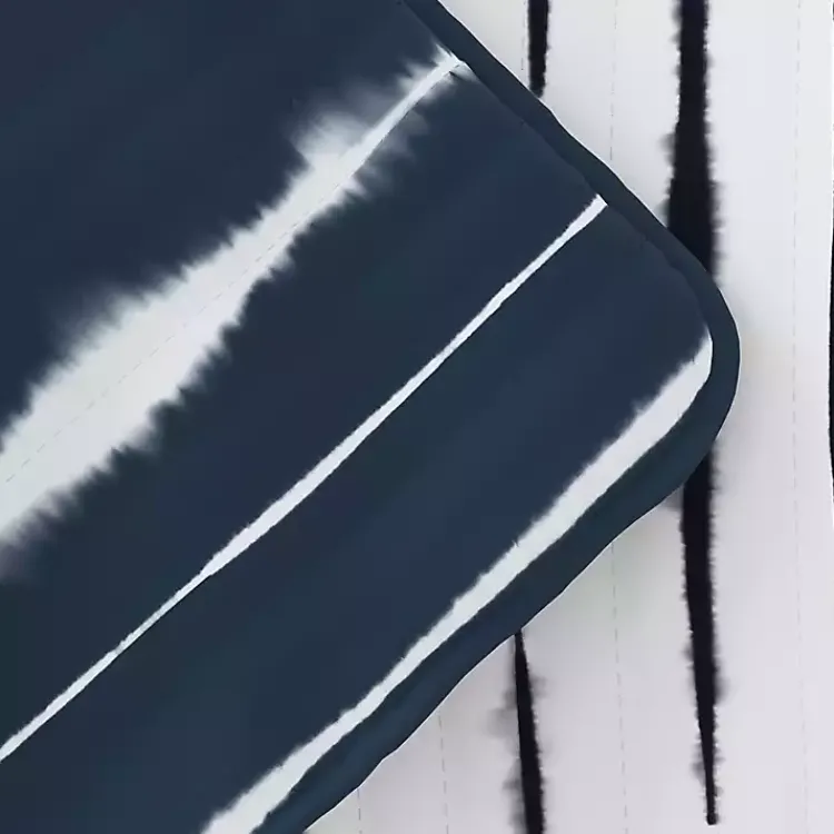 Quilts-Kirklands Home Navy Linear Reversible 3-pc. Queen Quilt Set