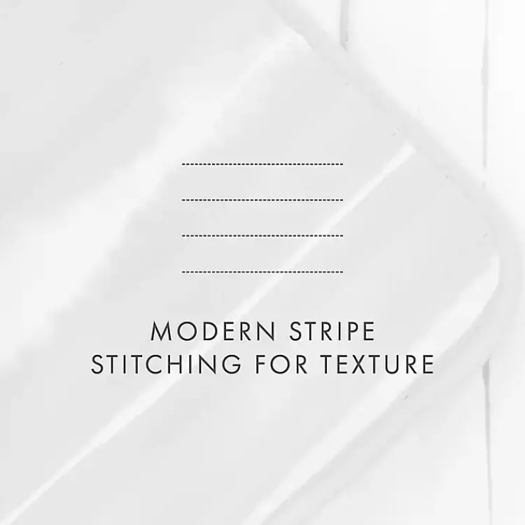 Quilts-Kirklands Home Gray Linear Reversible 2-pc. Twin Quilt Set