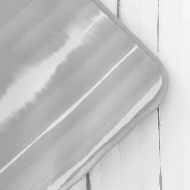 Quilts-Kirklands Home Gray Linear Reversible 3-pc. King Quilt Set