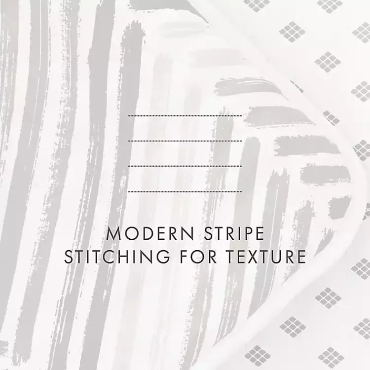 Quilts-Kirklands Home Gray Chevron Reversible 3-pc. King Quilt Set