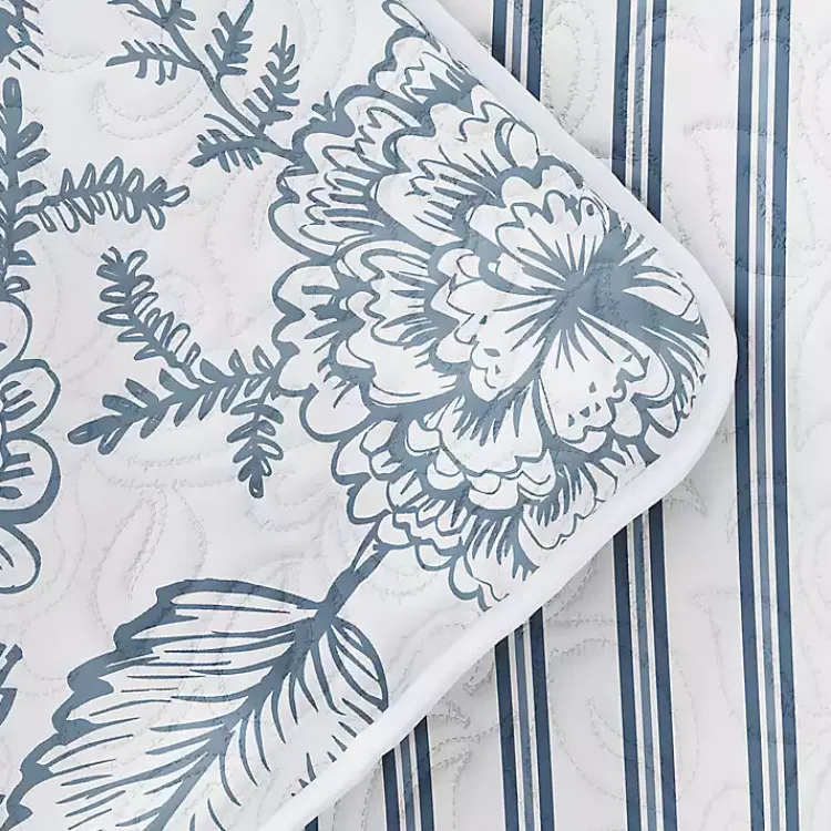 Quilts-Kirklands Home Blue Jacobean Reversible 2-pc. Twin Quilt Set