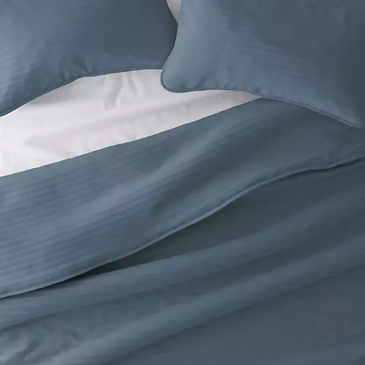 Quilts-Kirklands Home Stitched Stripes 2-pc. Twin Quilt Set Blue