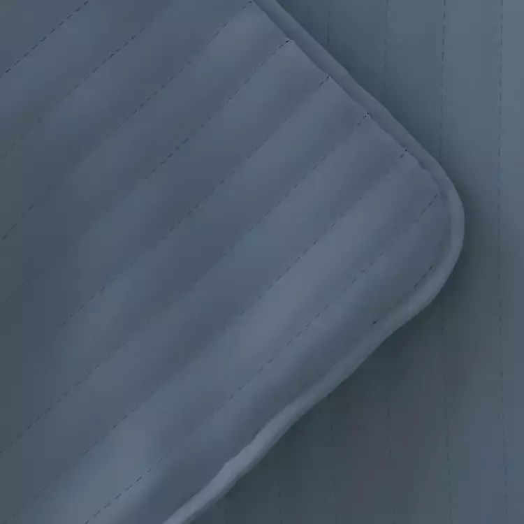 Quilts-Kirklands Home Stitched Stripes 2-pc. Twin Quilt Set Blue