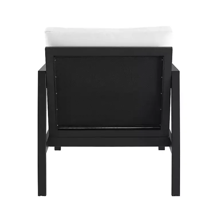 Outdoor Seating-Kirklands Home White Sunbrella Cushions Holland Outdoor Chair