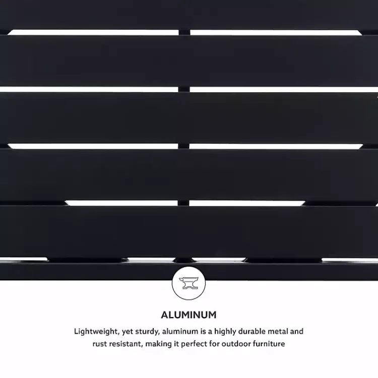 Outdoor Tables-Kirklands Home Holland Outdoor Side Table Black