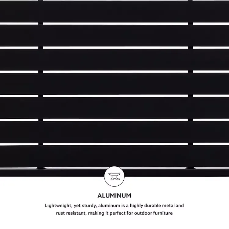 Outdoor Tables-Kirklands Home Holland Outdoor Coffee Table Black