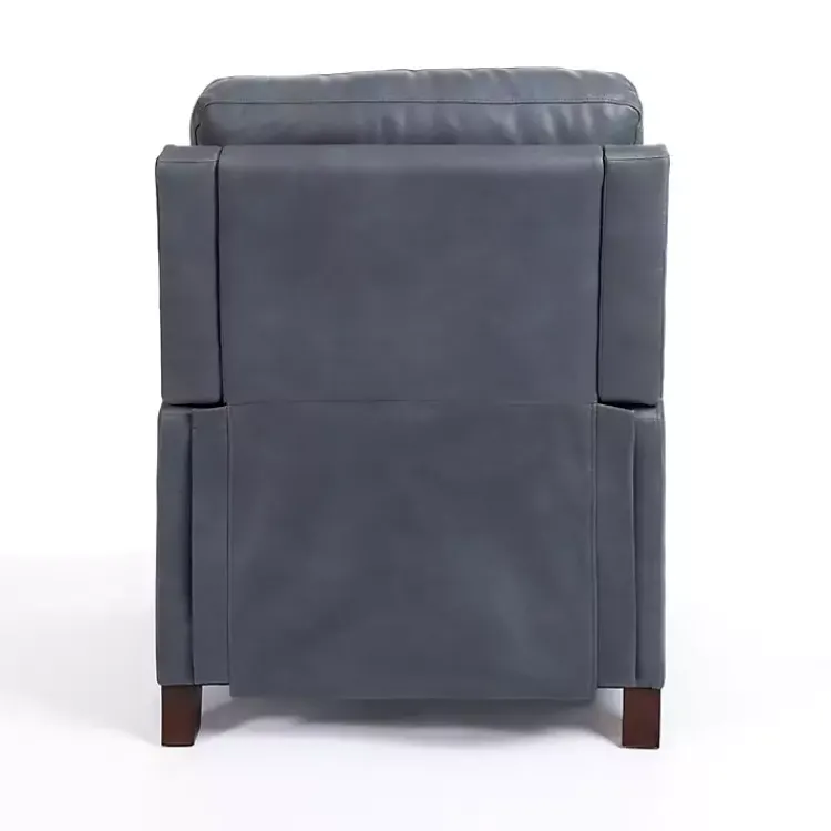 Accent Chairs-Kirklands Home Teramo Steel Recliner Blue