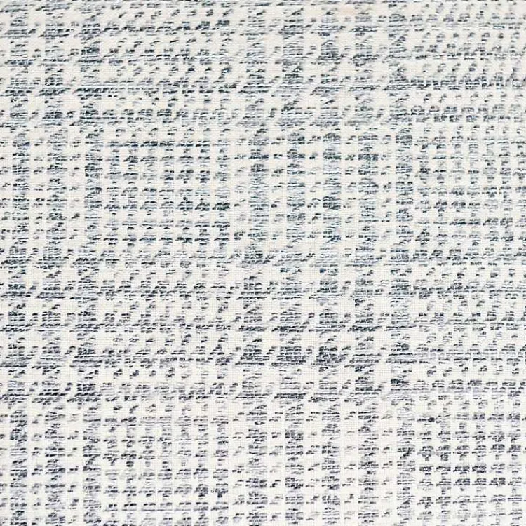 Accent Chairs-Kirklands Home Blue-Grey Houndstooth 2-pc. Chair and Ottoman Set