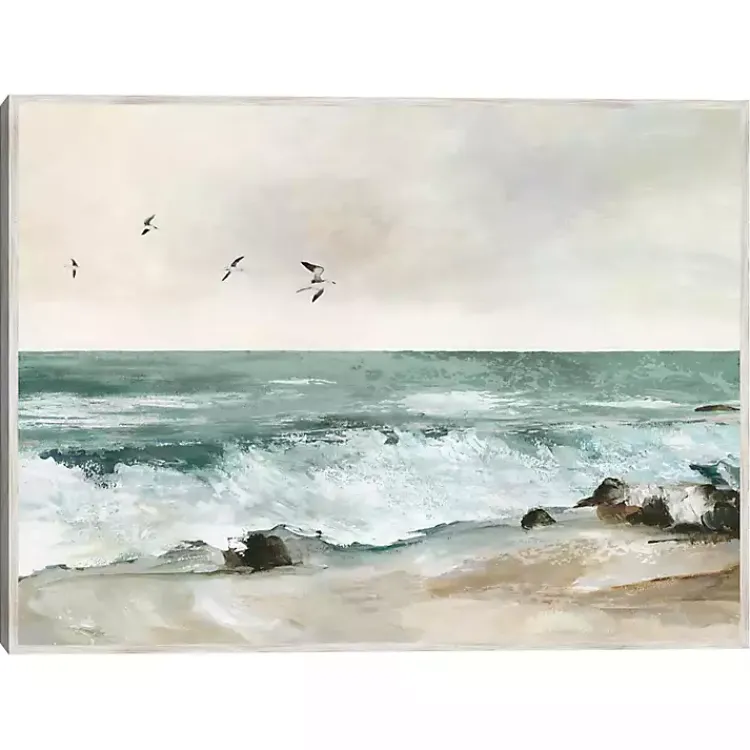 Canvas Art-Kirklands Home Graceful Sea Framed Canvas Art Print