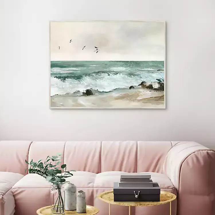 Canvas Art-Kirklands Home Graceful Sea Framed Canvas Art Print