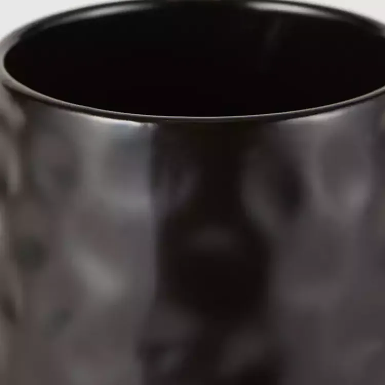 Kitchen Storage-Kirklands Home Dimpled Bamboo Canisters, Set of 2 Black