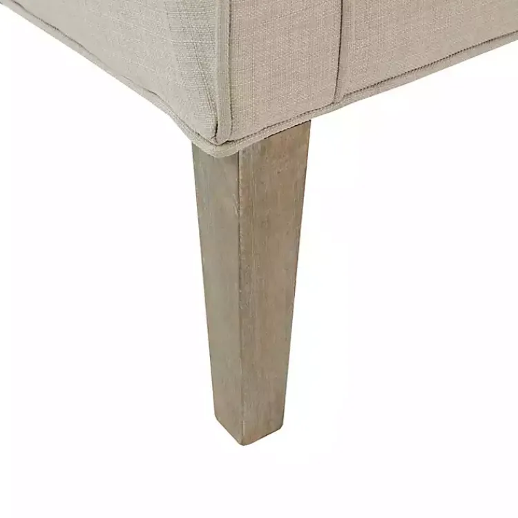 Accent Chairs-Kirklands Home Curved Wingback Accent Chair Ivory