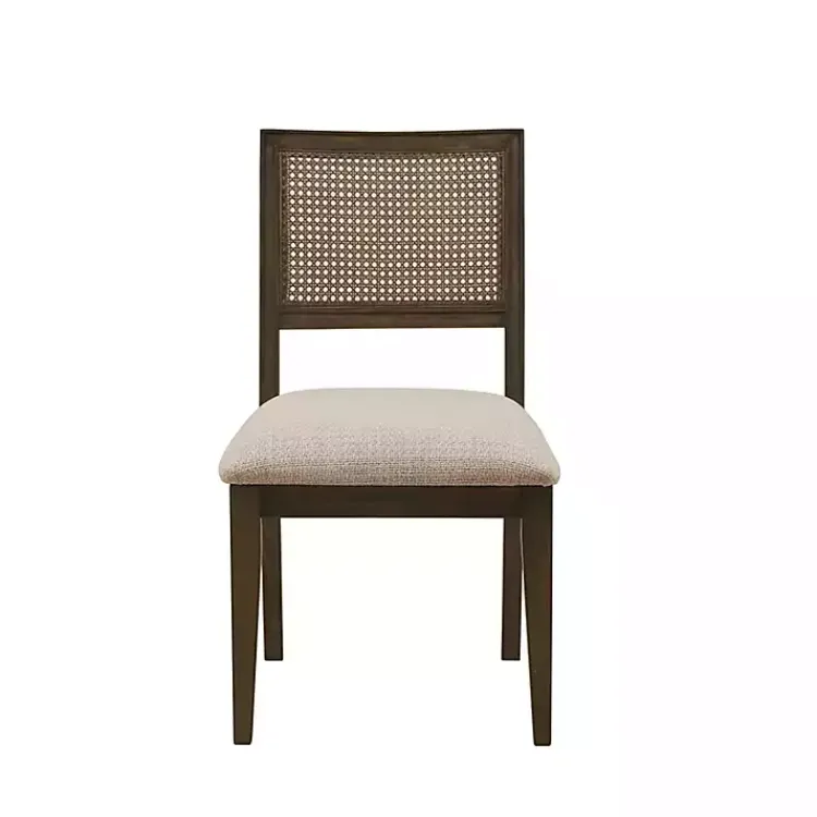 Dining Chairs-Kirklands Home Woven Back Dining Chairs, Set of 2 Brown