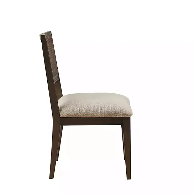 Dining Chairs-Kirklands Home Woven Back Dining Chairs, Set of 2 Brown