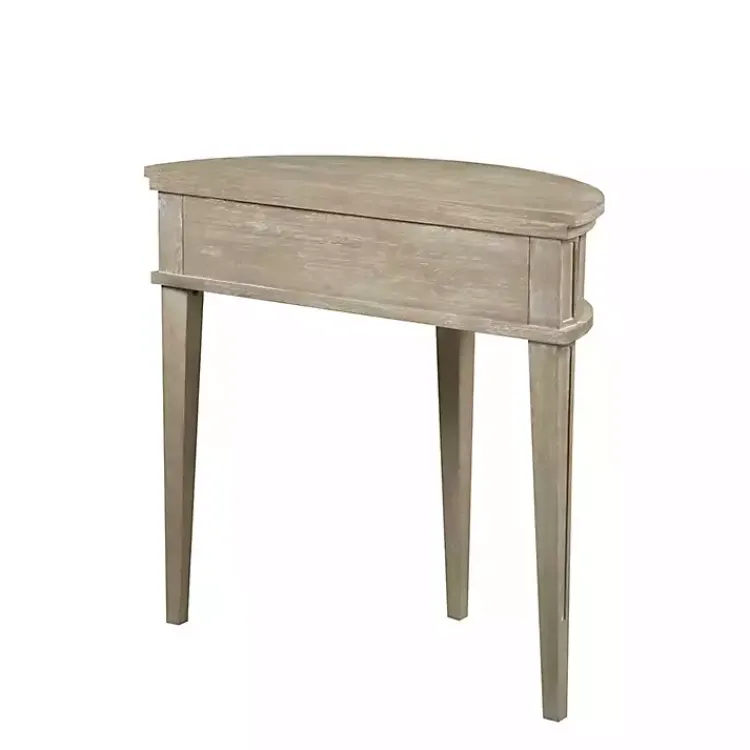 Console Tables-Kirklands Home Martha Stewart Half Moon Console Table Tan