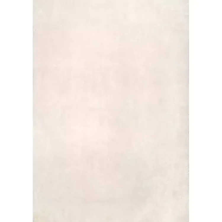 Area Rugs-Kirklands Home Shag Washable Area Rug, 8x10 Ivory