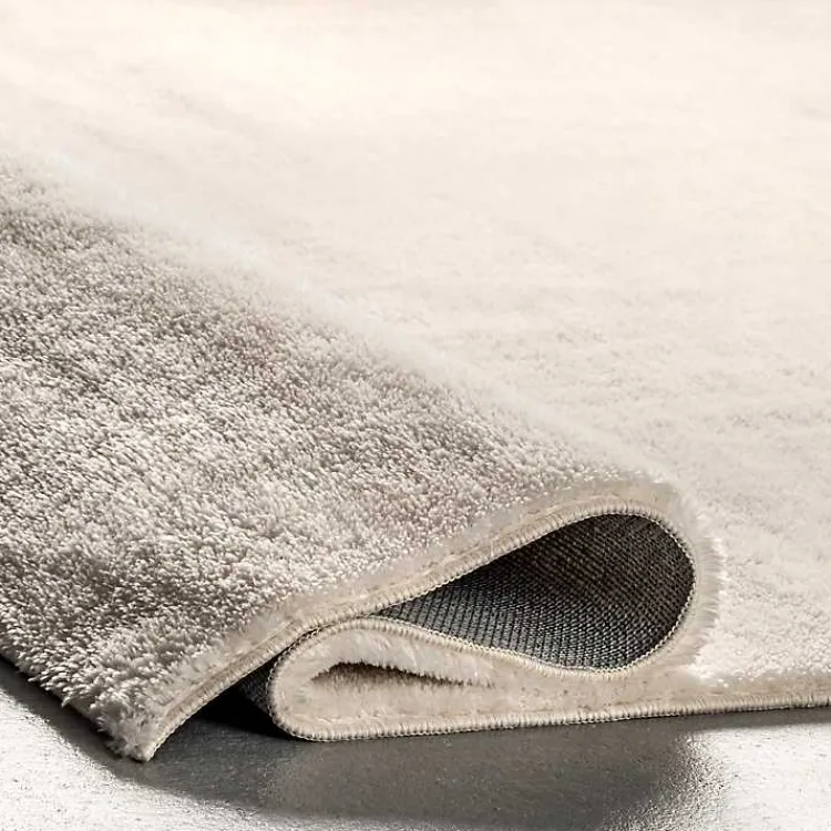 Area Rugs-Kirklands Home Shag Washable Area Rug, 8x10 Ivory