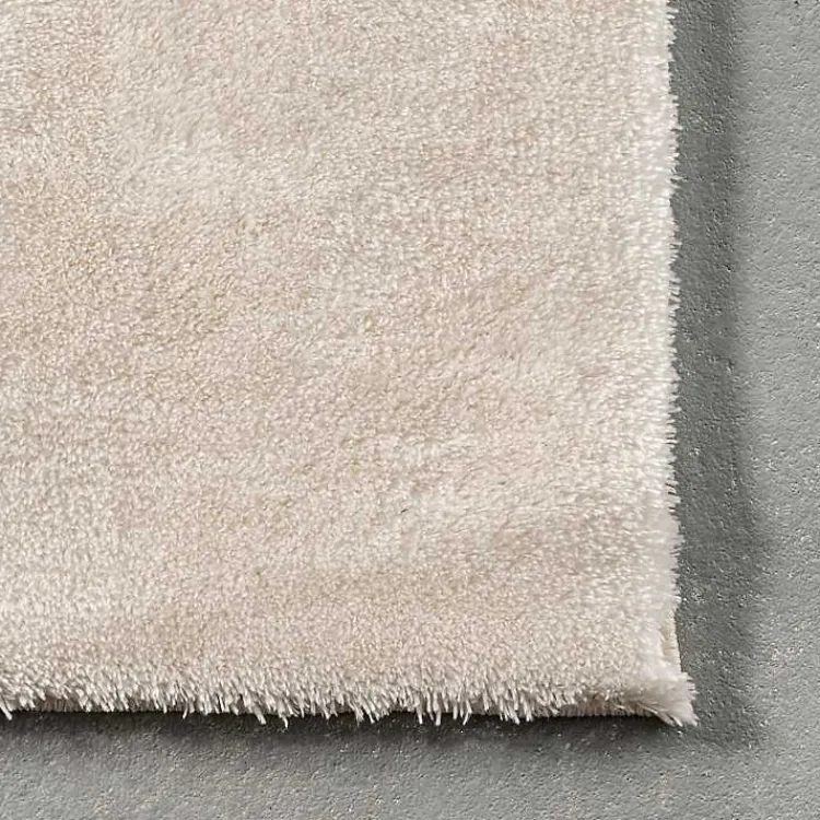 Area Rugs-Kirklands Home Shag Washable Area Rug, 8x10 Ivory