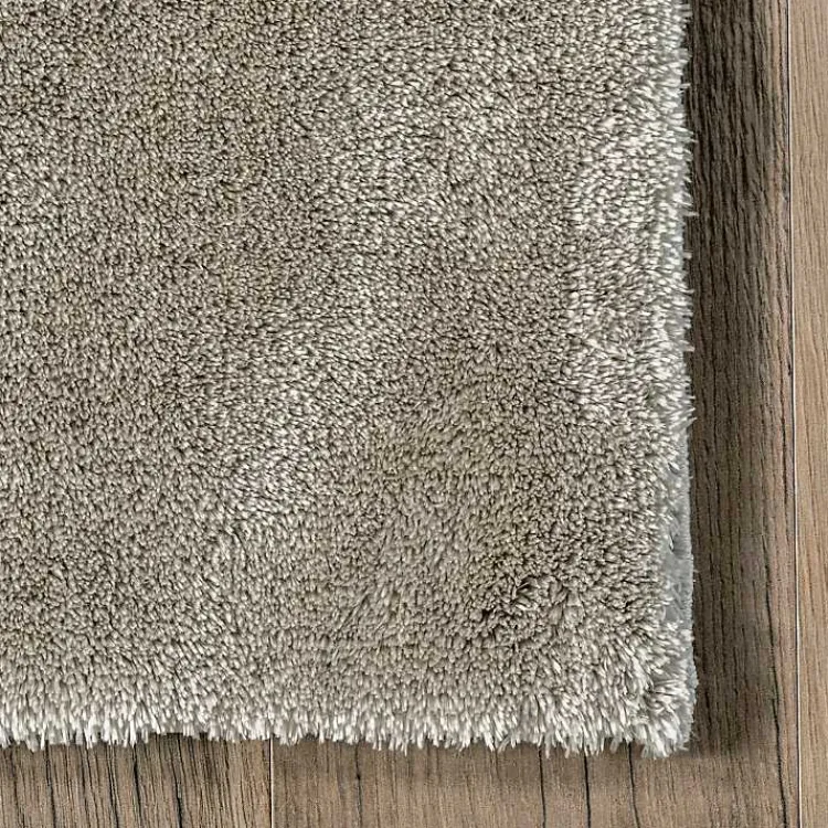 Area Rugs-Kirklands Home Whitlow Shag Washable Area Rug, 8x10 Gray