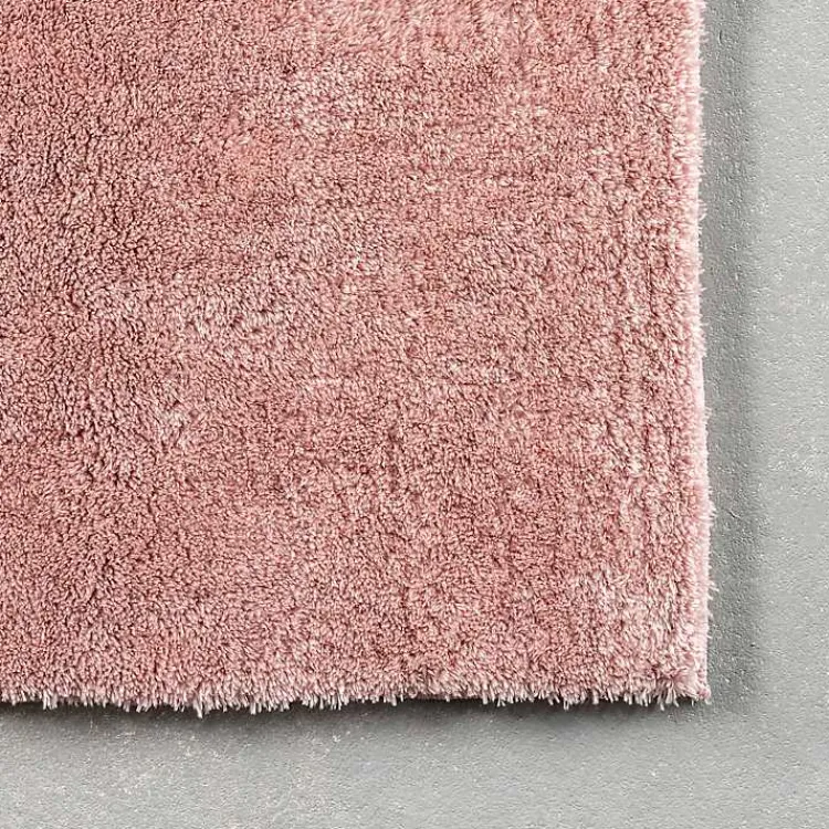 Area Rugs-Kirklands Home Whitlow Shag Washable Area Rug, 6x9 Pink