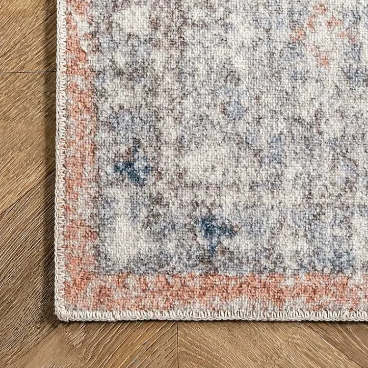 Area Rugs-Kirklands Home Bea Distressed Vintage Washable Area Rug, 5x8