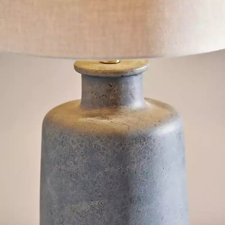 Table Lamps-Kirklands Home Weathered Stone Jug Table Lamp Tan