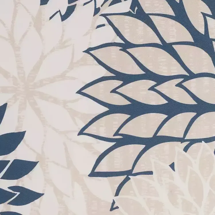 Outdoor Cushions & Pillows-Kirklands Home Navy Floral Chevron Outdoor Throw Pillow Blue