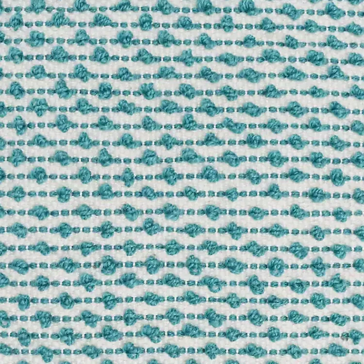 Outdoor Cushions & Pillows-Kirklands Home Turquoise Knotted Tassel Outdoor Throw Pillow Blue