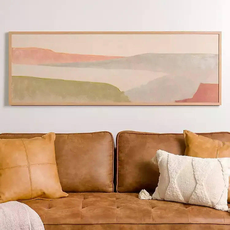 Framed Art-Kirklands Home Abstract Desert Framed Art Print