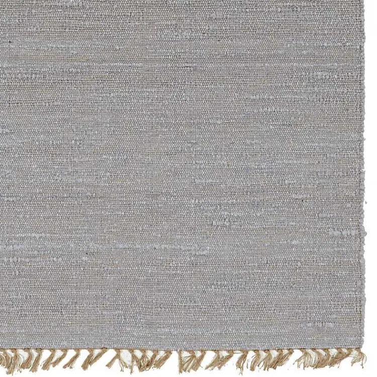 Area Rugs-Kirklands Home Woven Wool and Jute Area Rug, 7x10 Gray