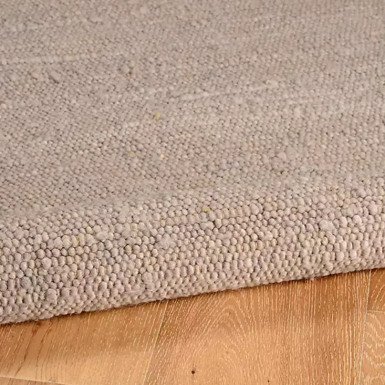 Area Rugs-Kirklands Home Woven Wool and Jute Area Rug, 7x10 Gray
