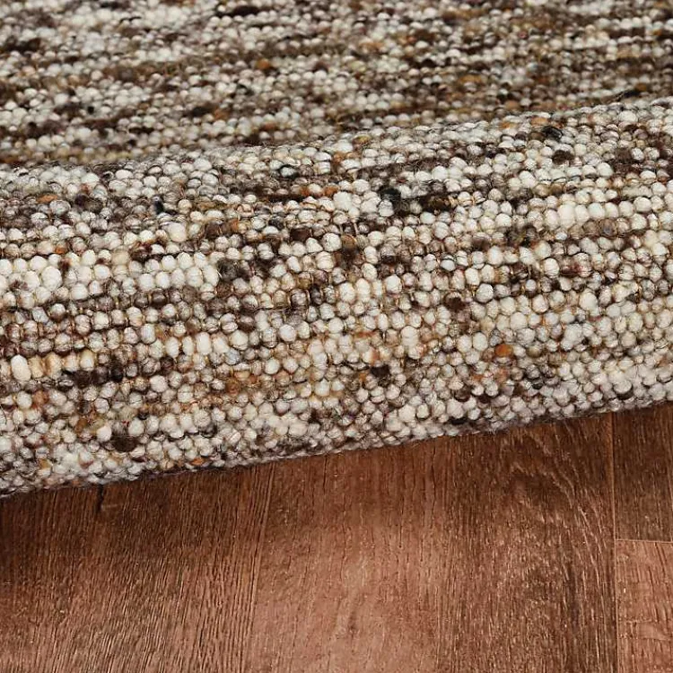 Area Rugs-Kirklands Home Speckled Woven Wool and Jute Area Rug, 7x10 Gray