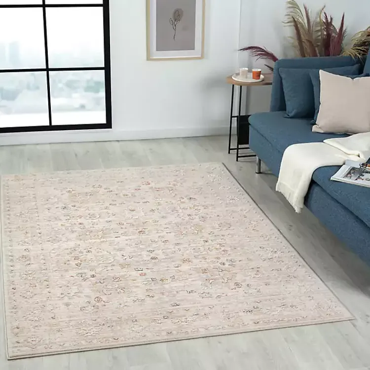 Area Rugs-Kirklands Home Subtle Pattern Area Rug, 5x7 Gray