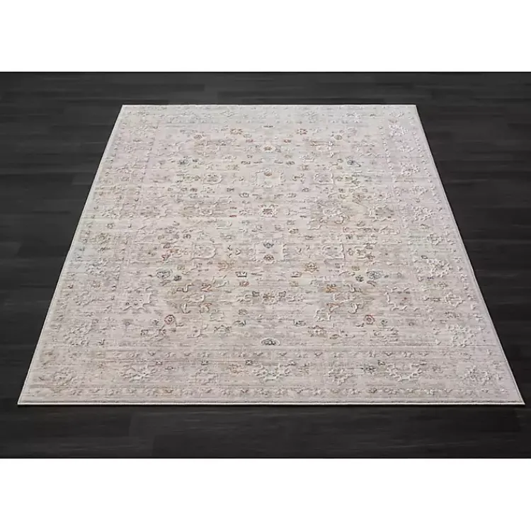 Area Rugs-Kirklands Home Subtle Pattern Area Rug, 5x7 Gray