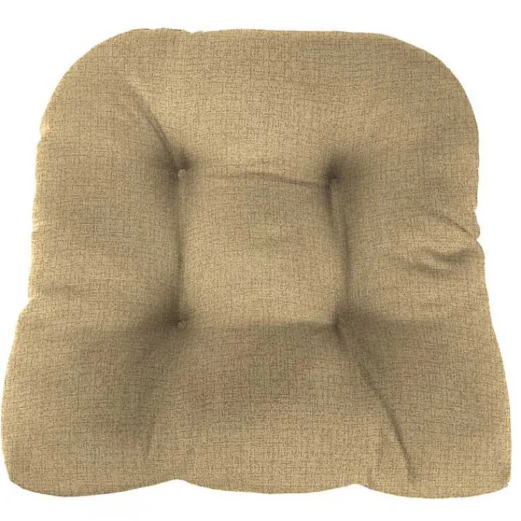 Outdoor Cushions & Pillows-Kirklands Home Beige French Edge 3-pc. Outdoor Wicker Cushion Set Tan