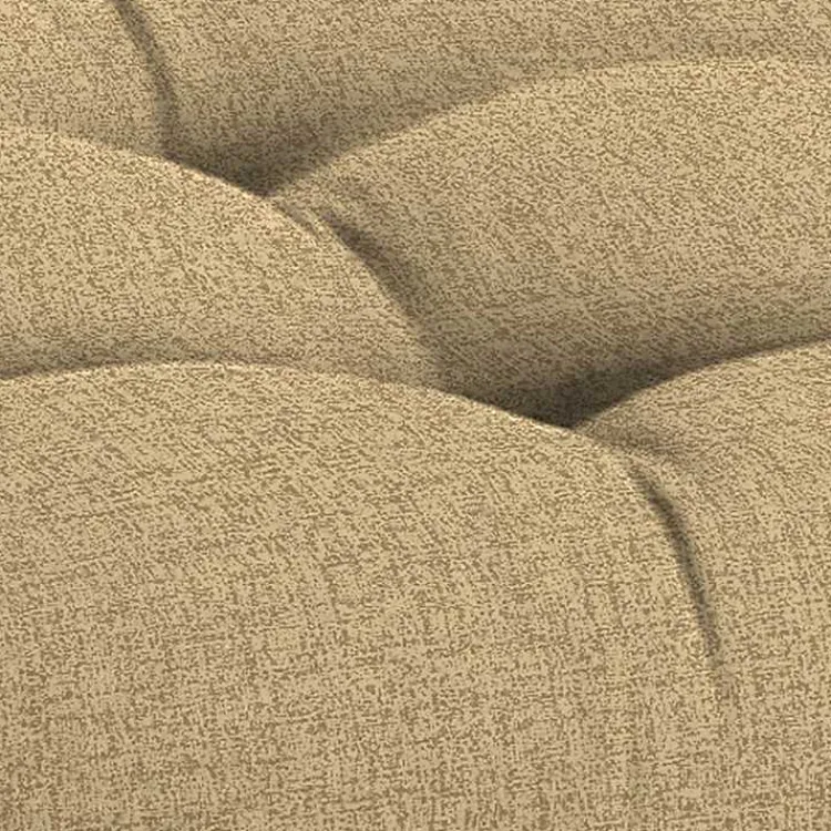 Outdoor Cushions & Pillows-Kirklands Home Beige French Edge Outdoor Wicker Settee Cushion Tan