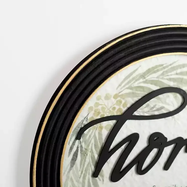 Wall Quotes & Signs-Kirklands Home Home Botanical Framed Wall Plaque