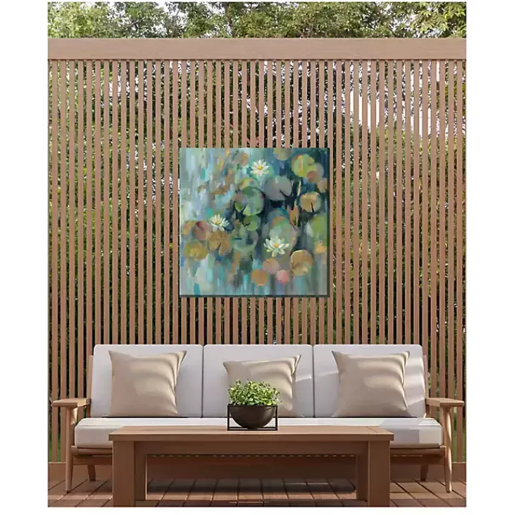 Outdoor Wall Decor-Kirklands Home Mystic Pond Outdoor Canvas Art Print