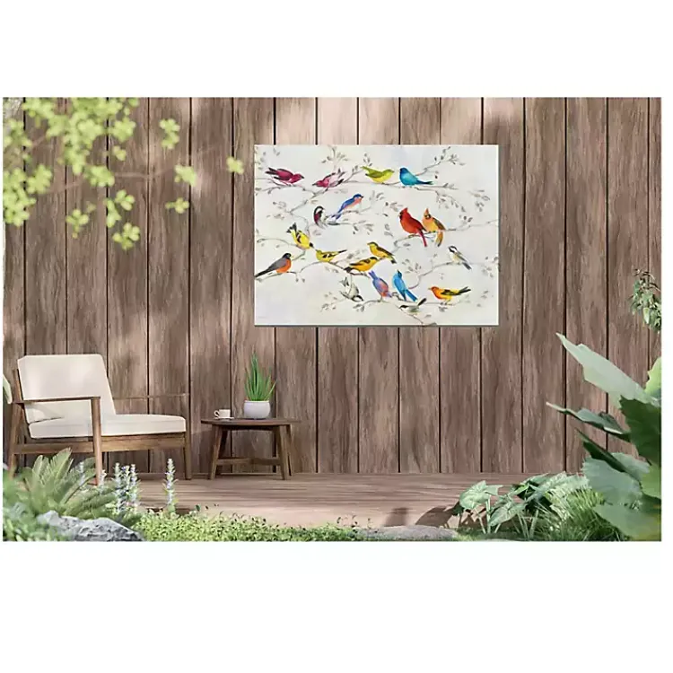 Outdoor Wall Decor-Kirklands Home Meet and Greet Outdoor Canvas Art Print