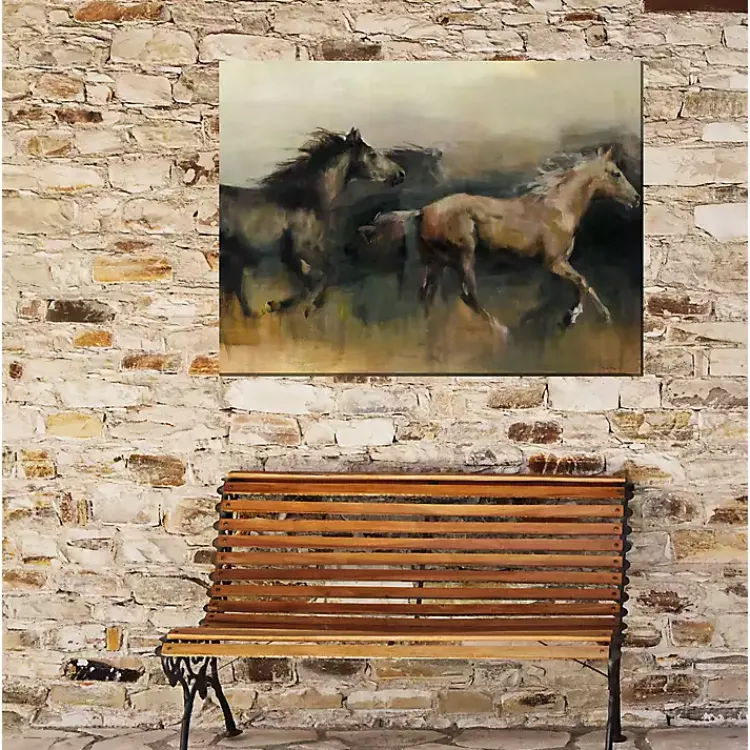 Outdoor Wall Decor-Kirklands Home Free Rein Outdoor Canvas Art Print