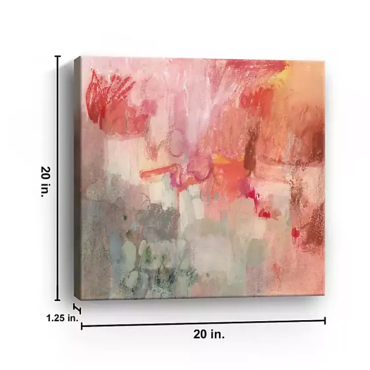 Canvas Art-Kirklands Home Incendies Canvas Art Print Pink