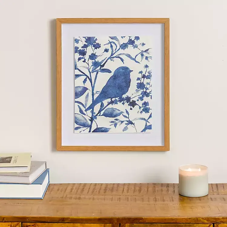 Framed Art-Kirklands Home Bluebird on Branch I Framed Art Print
