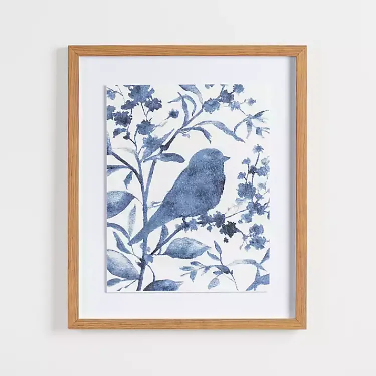 Framed Art-Kirklands Home Bluebird on Branch I Framed Art Print