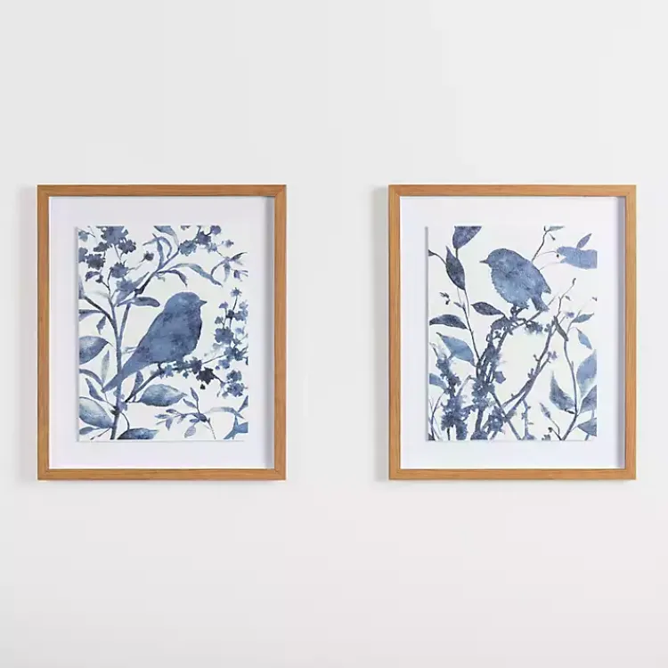 Framed Art-Kirklands Home Bluebird on Branch I Framed Art Print