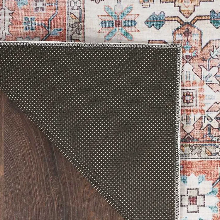 Area Rugs-Kirklands Home Fiona Vintage Bordered Runner, 2x7