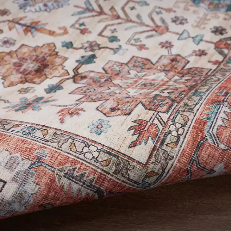 Area Rugs-Kirklands Home Fiona Vintage Bordered Runner, 2x7